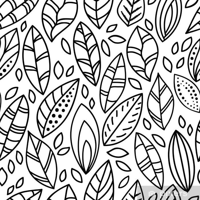 Detail Doodle Black And White Nomer 47