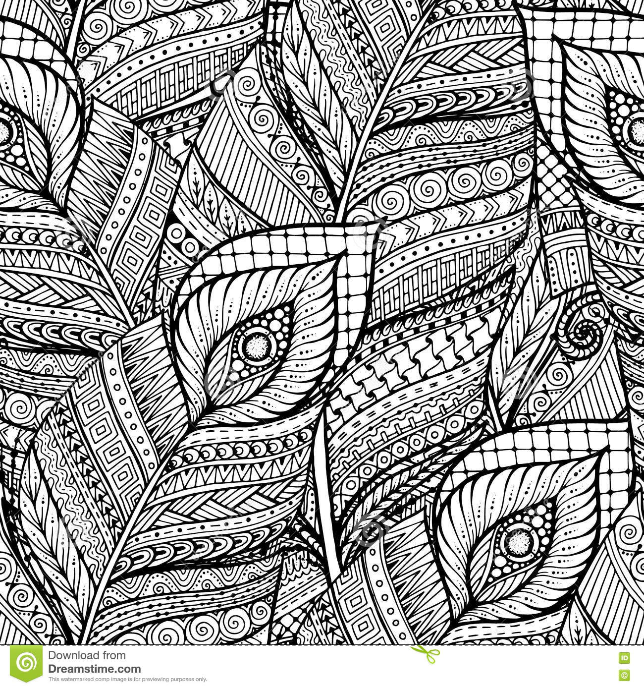 Detail Doodle Black And White Nomer 49