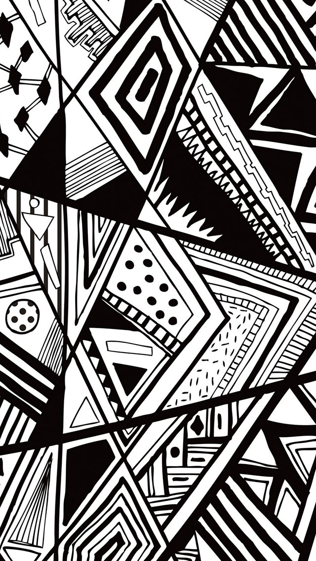 Detail Doodle Black And White Nomer 55