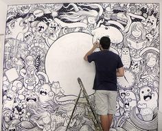 Detail Doodle Dinding Nomer 3