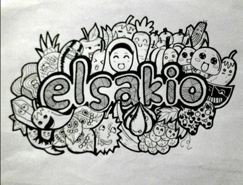 Detail Doodle Kaligrafi Nama Nomer 56