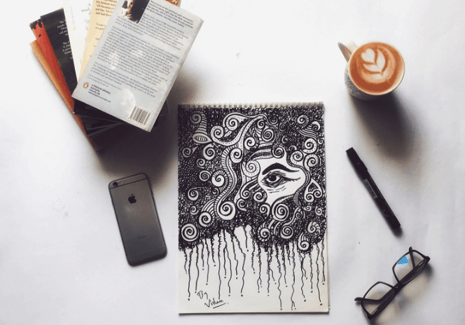 Detail Doodle Keren Tapi Simple Nomer 33