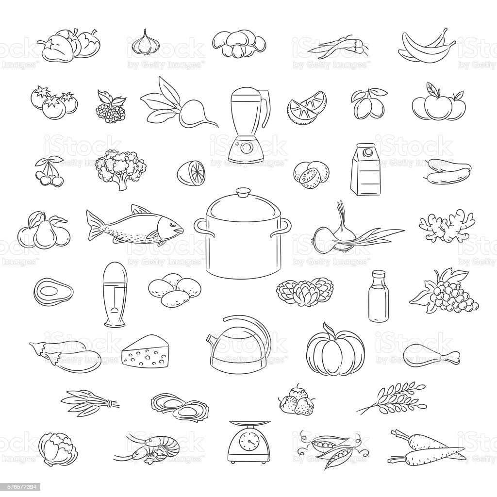 Detail Doodle Makanan Dan Minuman Nomer 50