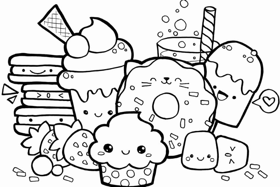 Detail Doodle Makanan Dan Minuman Nomer 10