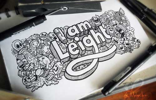 Detail Doodle Nama Dila Nomer 12