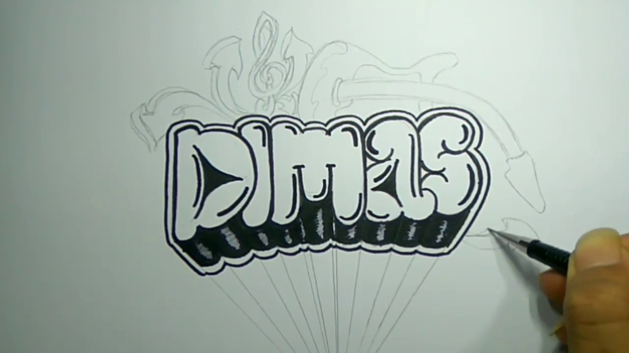 Detail Doodle Nama Dimas Nomer 3