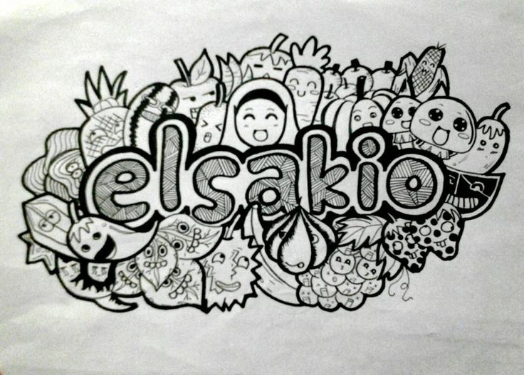 Detail Doodle Nama Indah Nomer 15