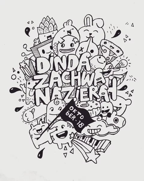 Detail Doodle Nama Rizky Nomer 54