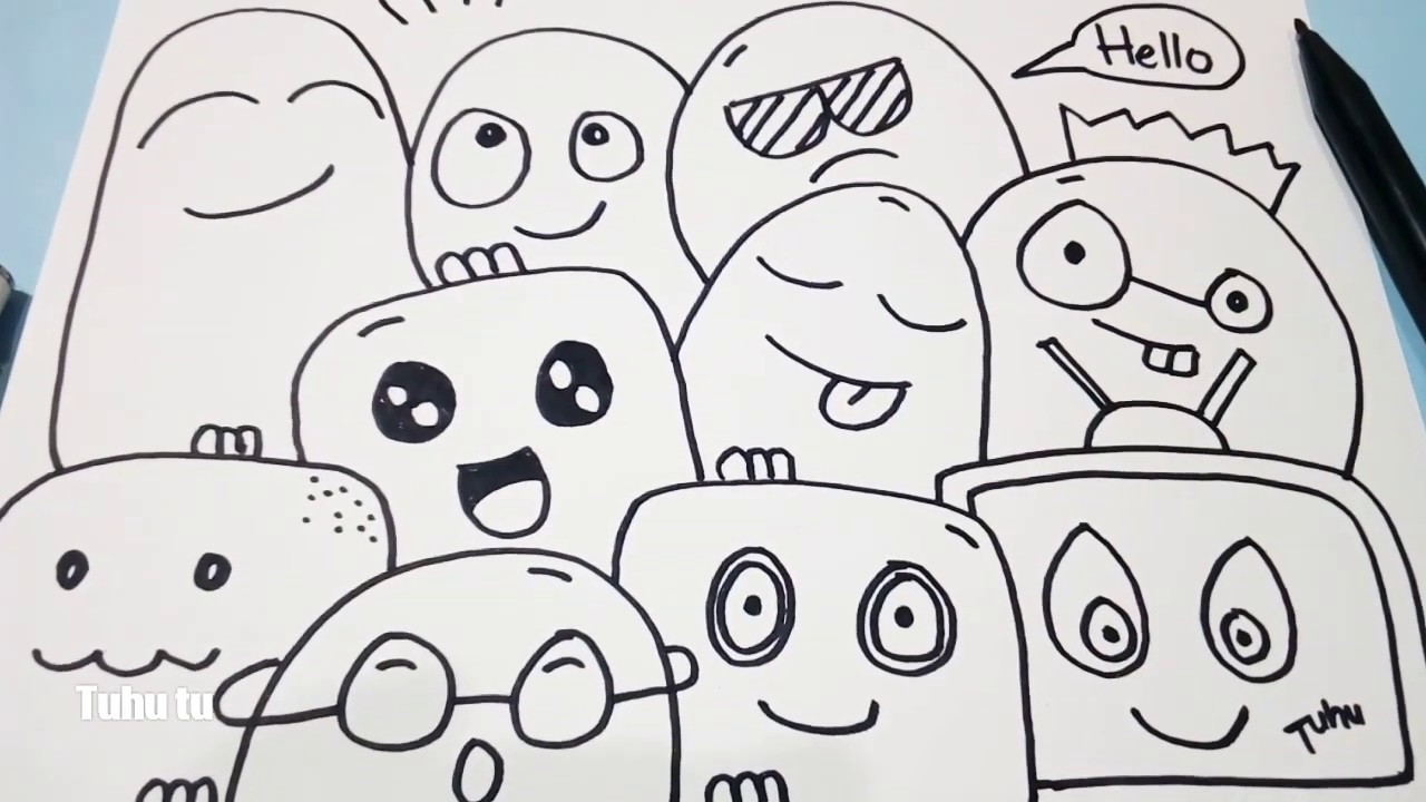 Detail Doodle Simple Keren Nomer 11