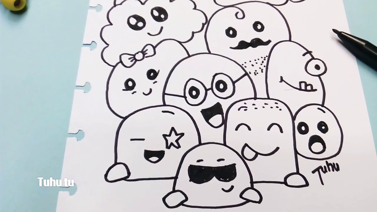 Detail Doodle Simple Keren Nomer 12