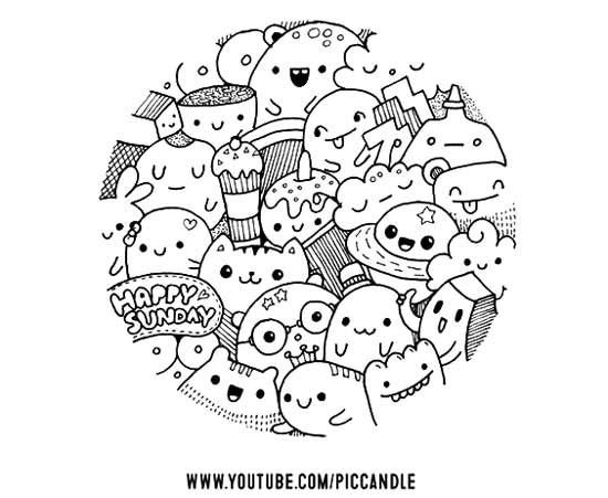 Detail Doodle Simple Keren Nomer 13