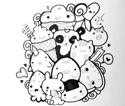 Detail Doodle Simple Keren Nomer 14