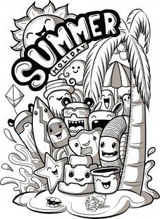 Detail Doodle Simple Keren Nomer 15