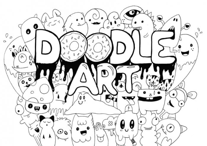 Detail Doodle Simple Keren Nomer 20