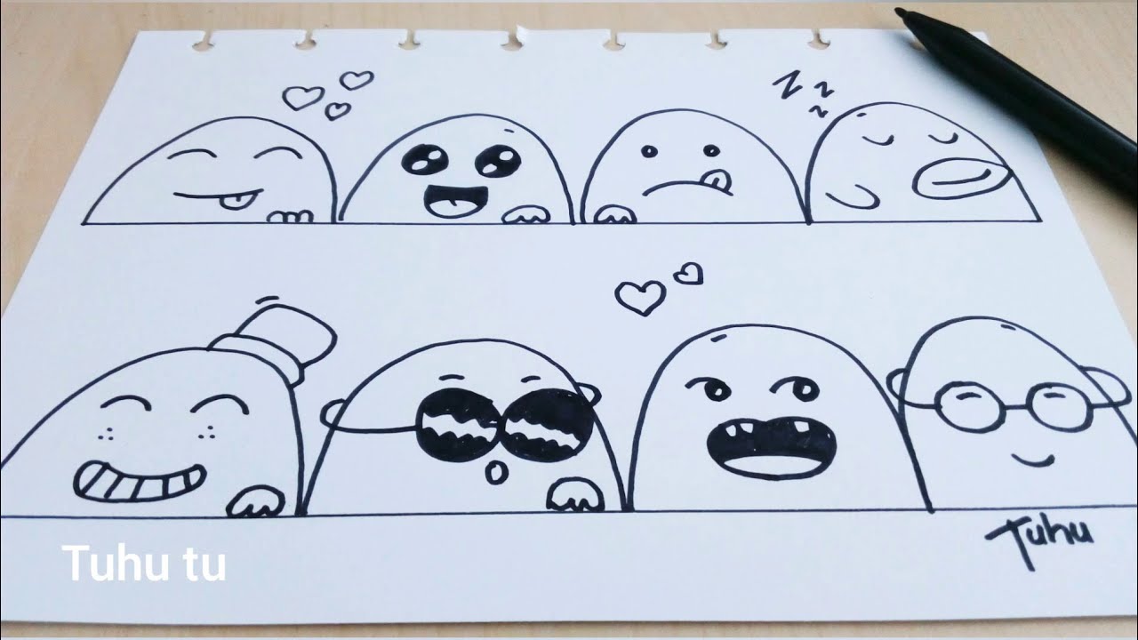 Detail Doodle Simple Keren Nomer 10