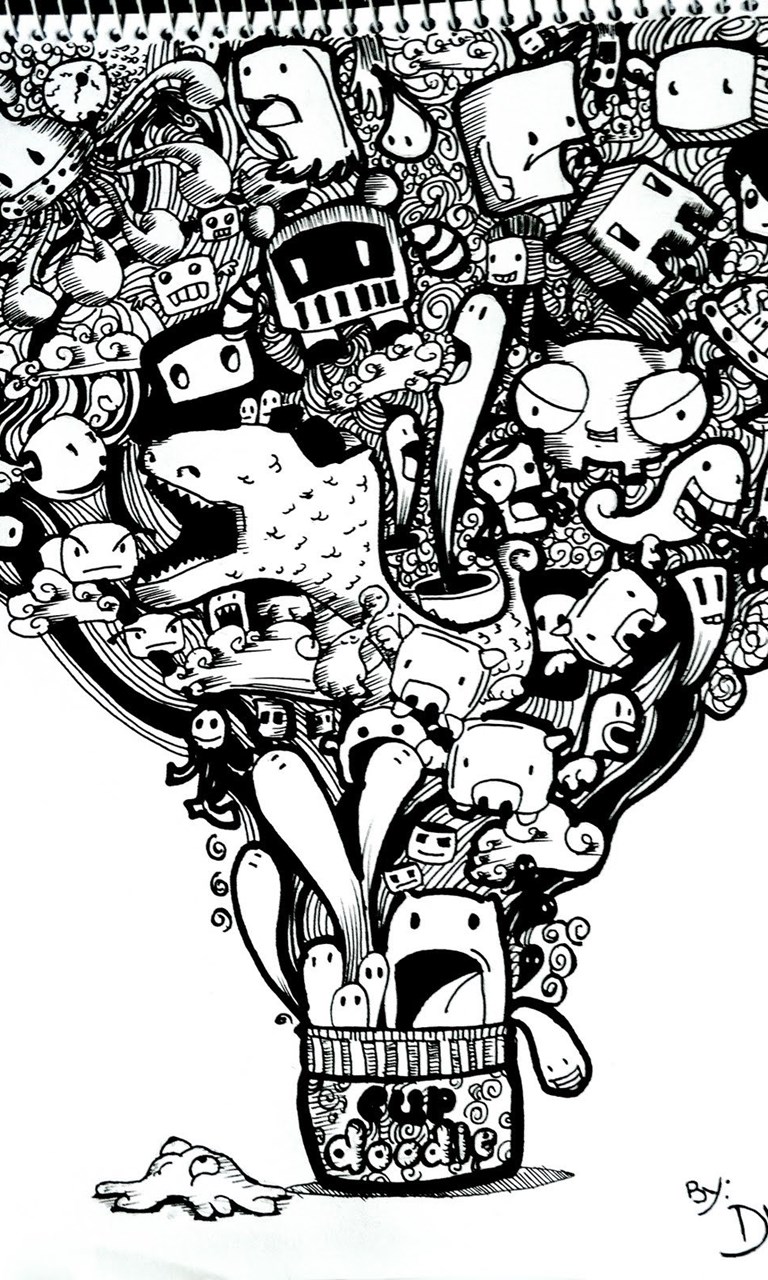 Detail Doodle Wallpaper For Android Nomer 50