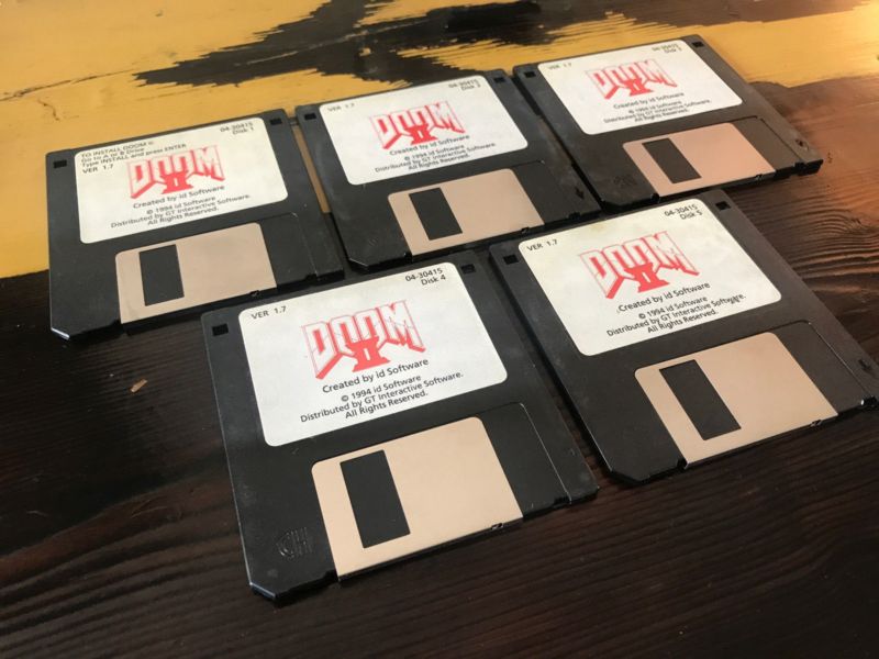 Detail Doom 2 Floppy Disk Nomer 2