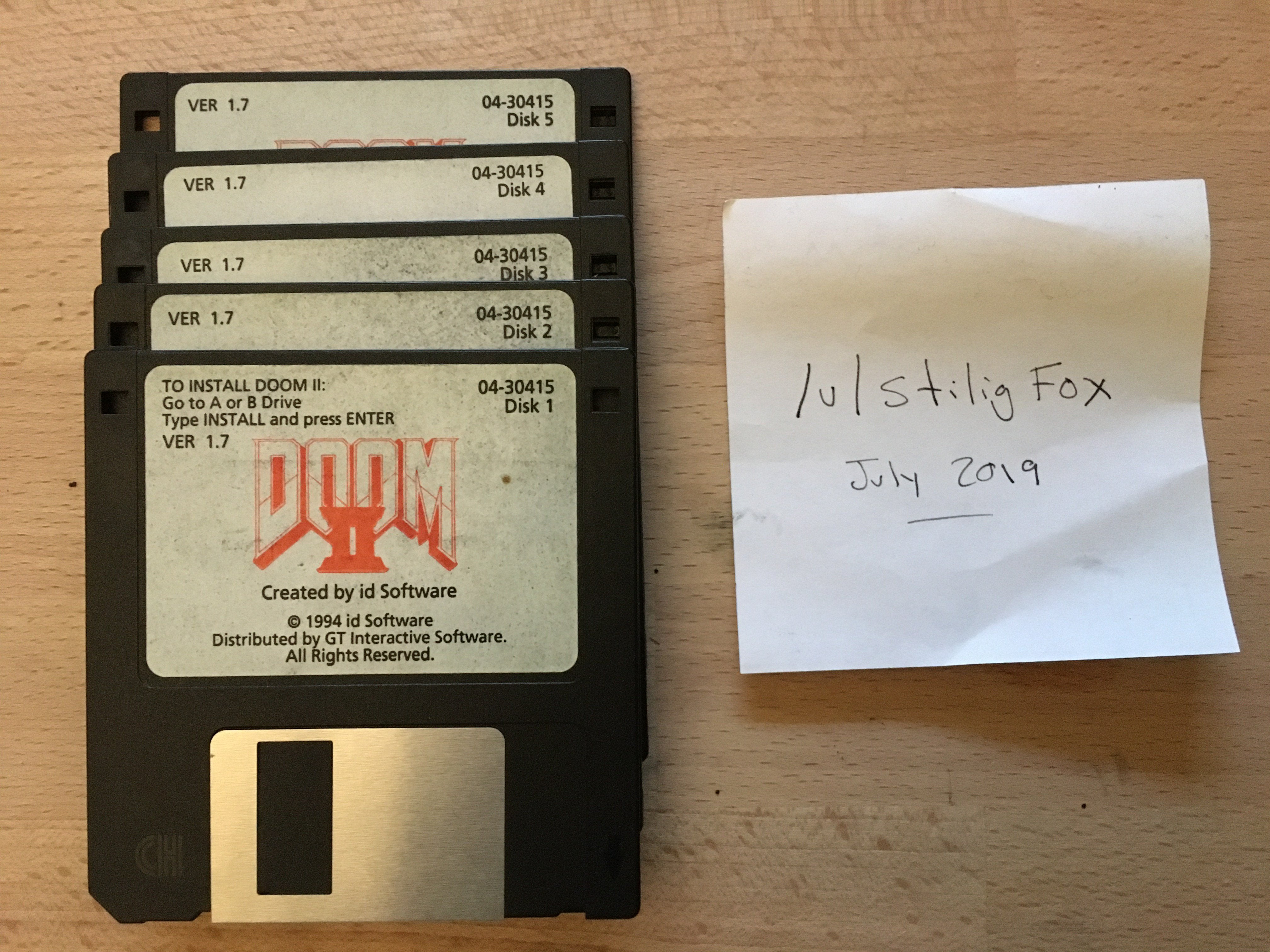 Detail Doom 2 Floppy Disk Nomer 5