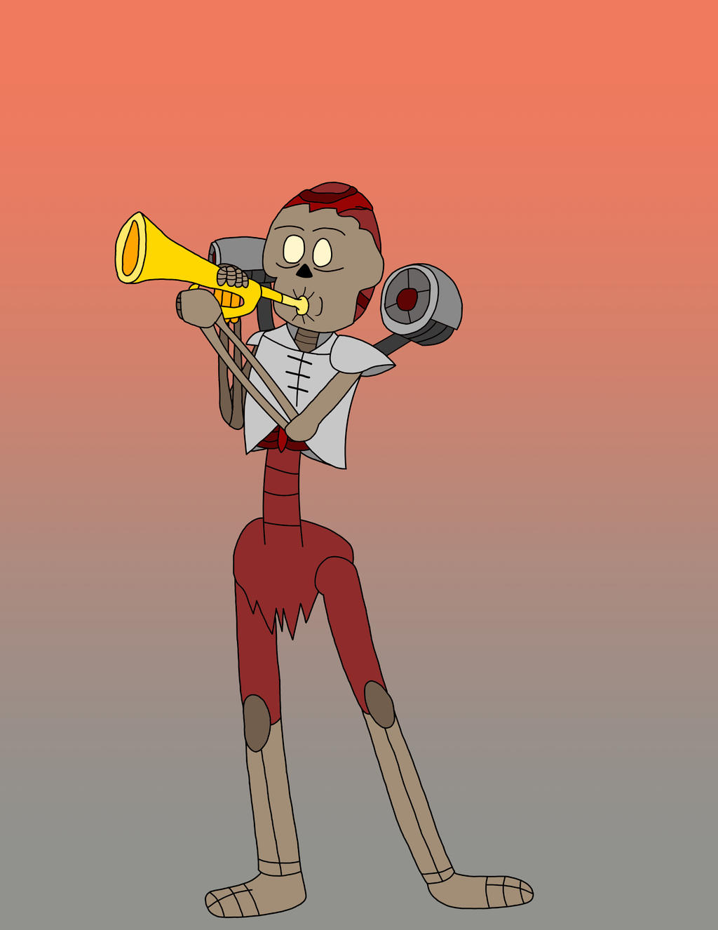 Detail Doom Skeleton Trumpet Nomer 44