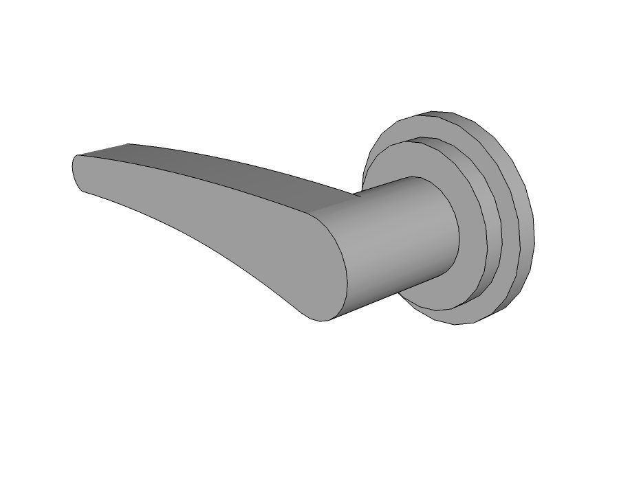 Detail Door Handle Autocad Nomer 35