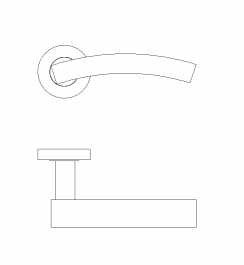 Detail Door Handle Autocad Nomer 37