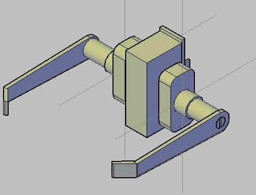 Detail Door Handle Autocad Nomer 48