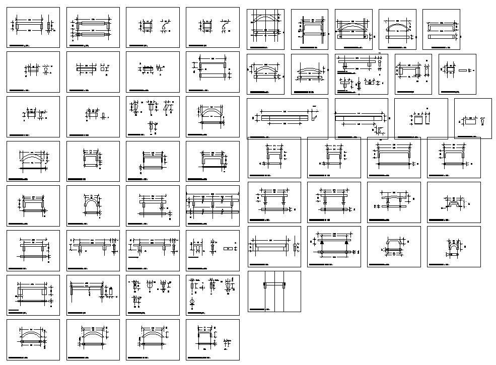 Detail Door Handle Autocad Nomer 49