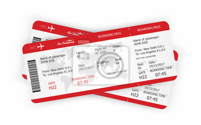 Flugticket Vorlage - KibrisPDR