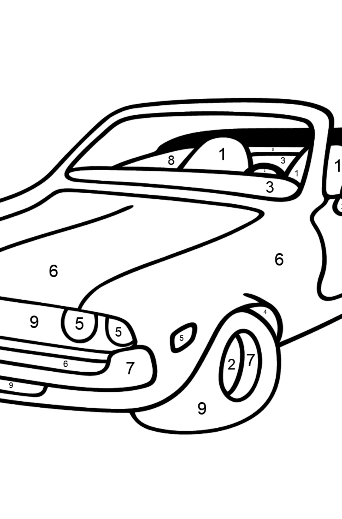 Detail Malen Auto Nomer 6