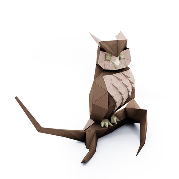 Origami Eule 3d - KibrisPDR