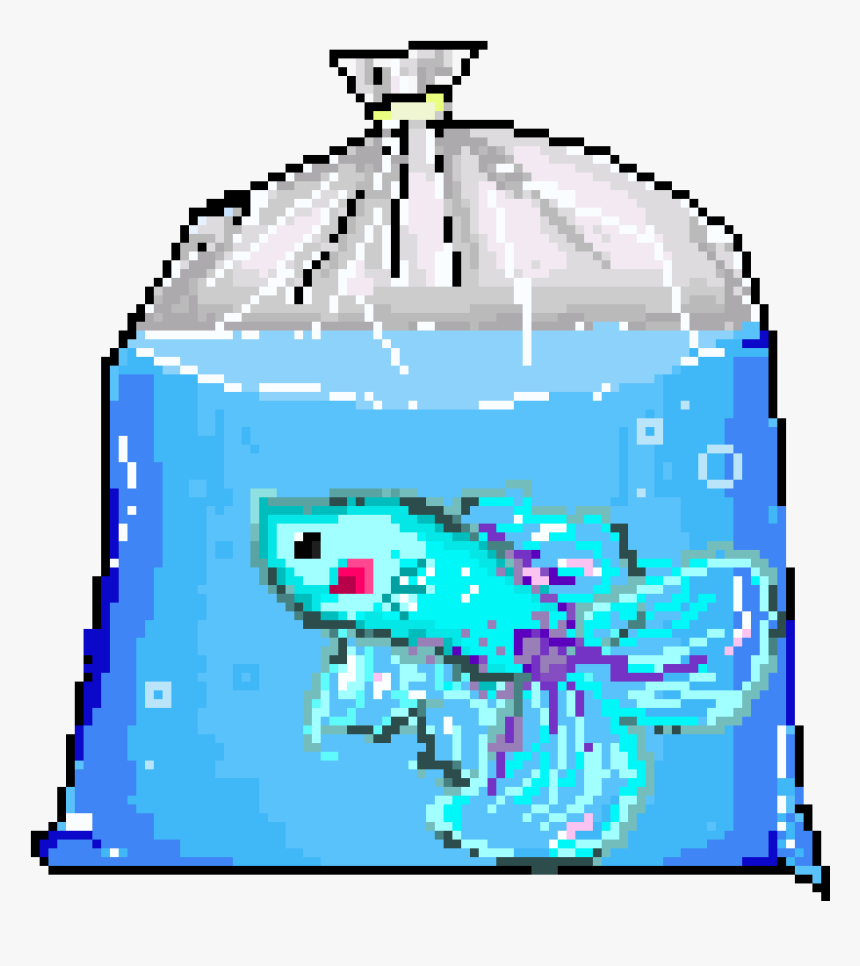 Detail Pixelart Fish Nomer 6