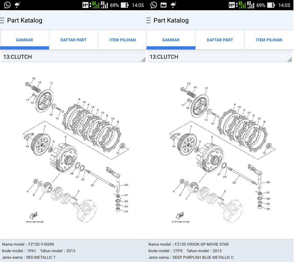 Detail Rumah Kopling New Vixion Nomer 30