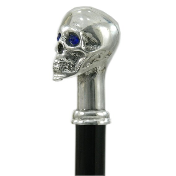 Detail Walking Cane With Skull Handle Nomer 51