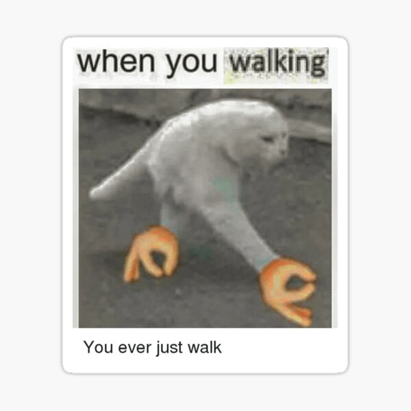 Detail Walking Cat Meme Nomer 26