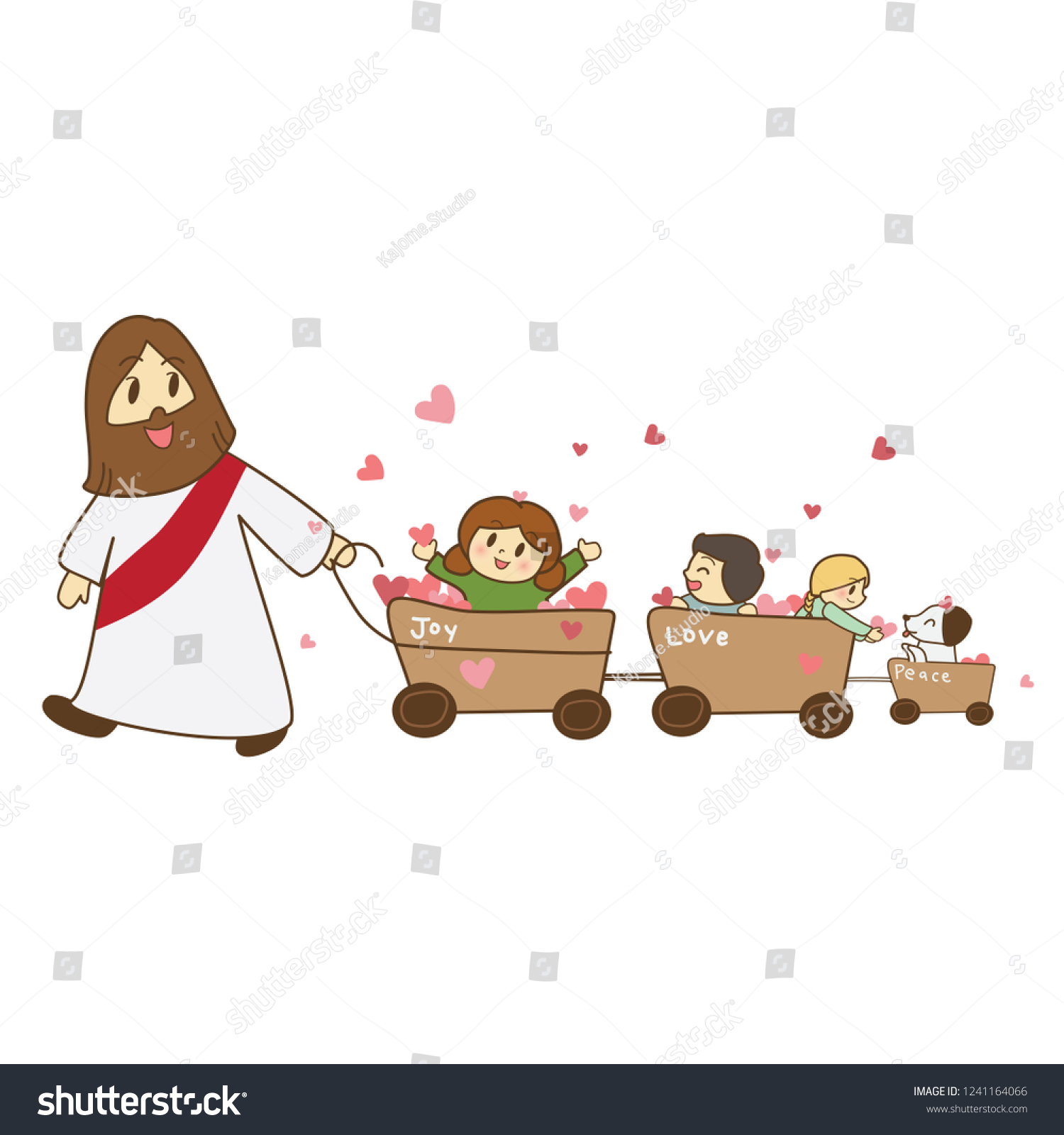 Detail Walking With Jesus Clipart Nomer 11