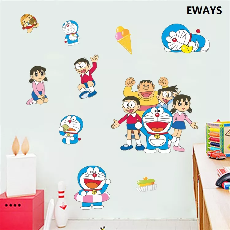 Detail Wall Sticker Doraemon Nomer 13