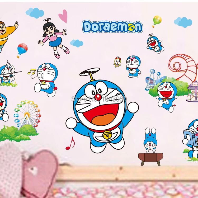 Detail Wall Sticker Doraemon Nomer 18