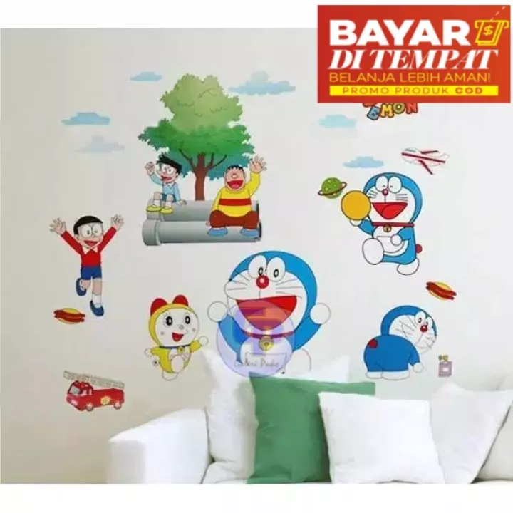 Detail Wall Sticker Doraemon Nomer 38