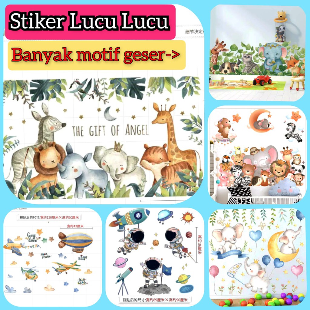 Detail Wall Sticker Lucu Nomer 31