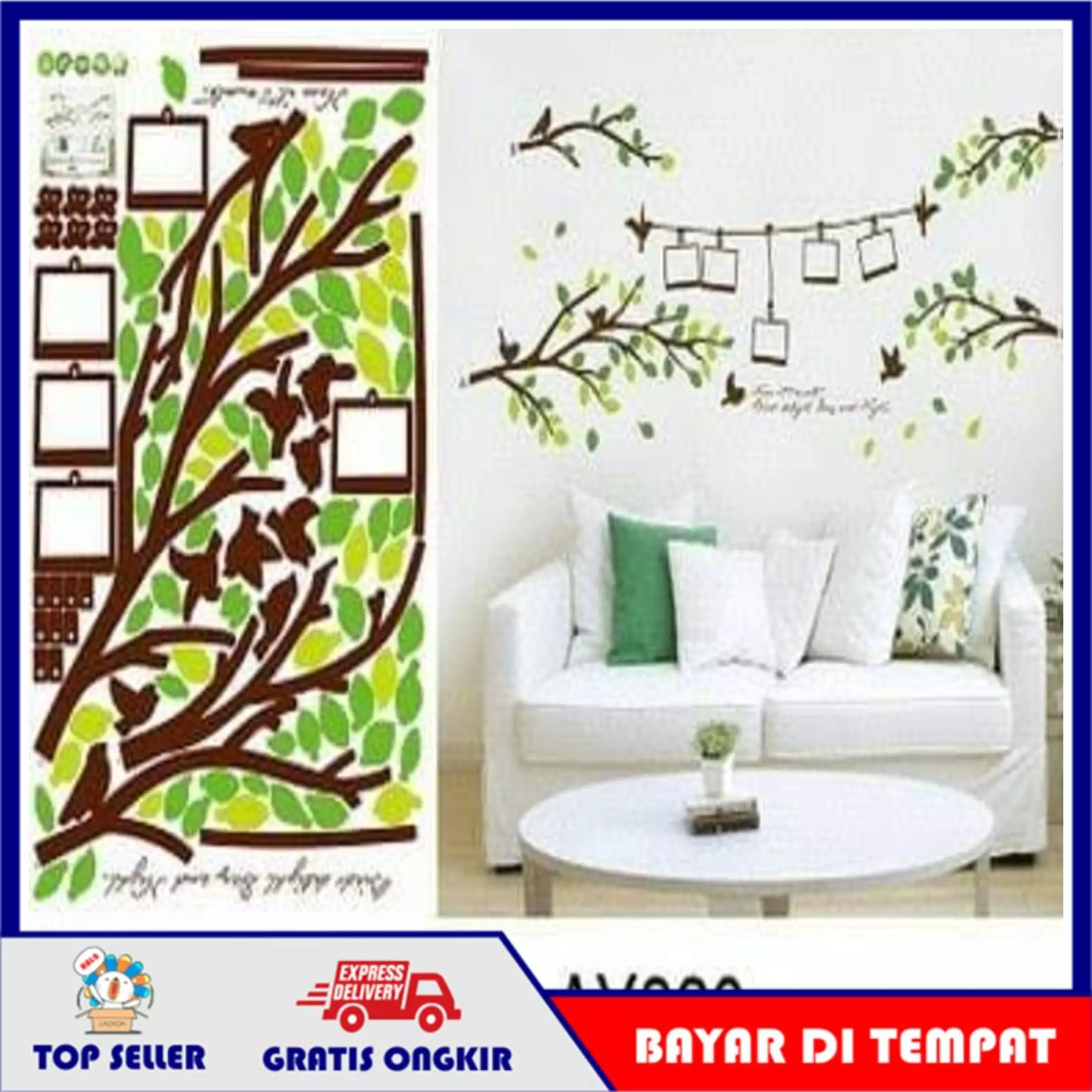 Detail Wall Sticker Transparan Nomer 31