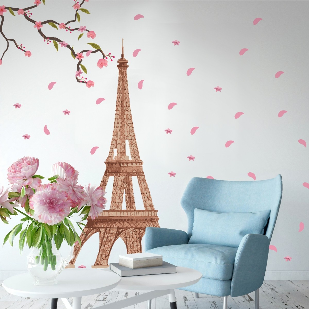 Detail Wall Stickers Eiffel Tower Nomer 20