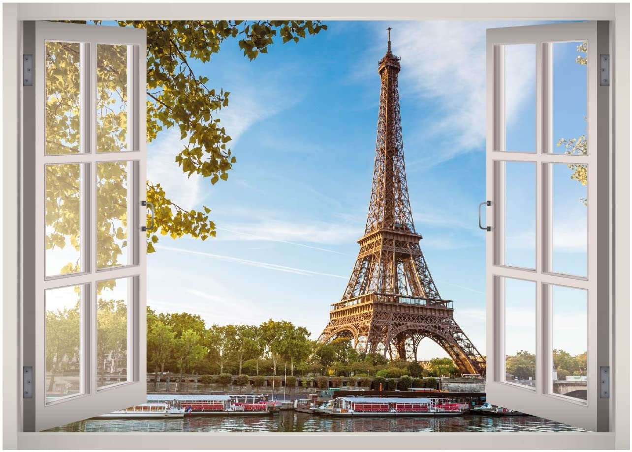 Detail Wall Stickers Eiffel Tower Nomer 36