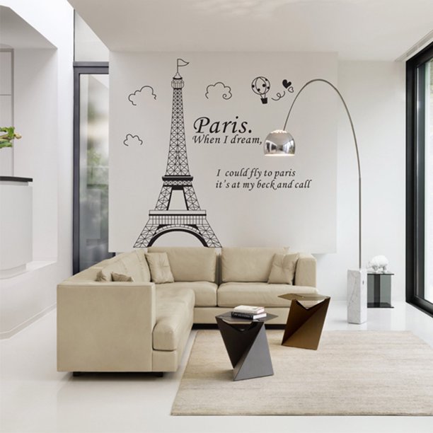 Detail Wall Stickers Eiffel Tower Nomer 8