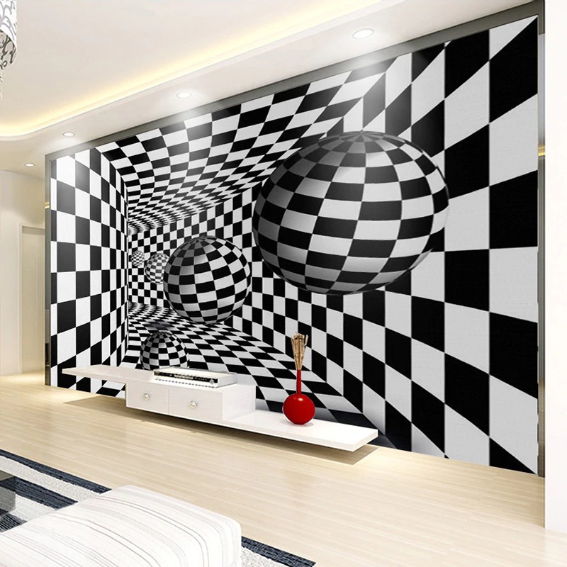 Detail Wallpaper 3d Hitam Putih Nomer 50