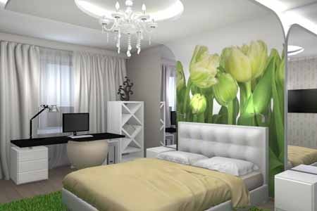 Detail Wallpaper 3d Kamar Tidur Nomer 15