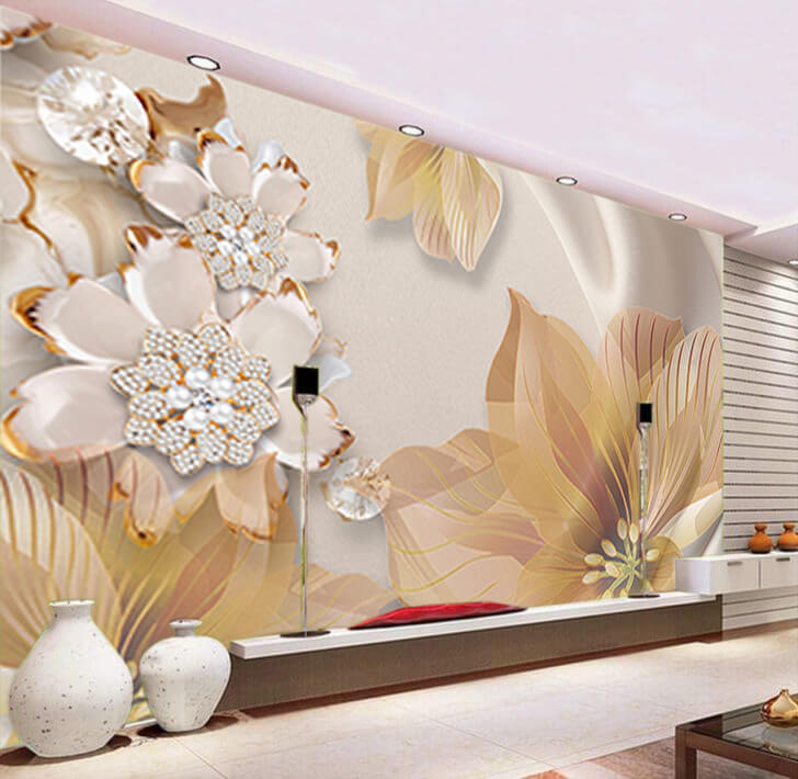 Detail Wallpaper 3d Ruang Tamu Nomer 13