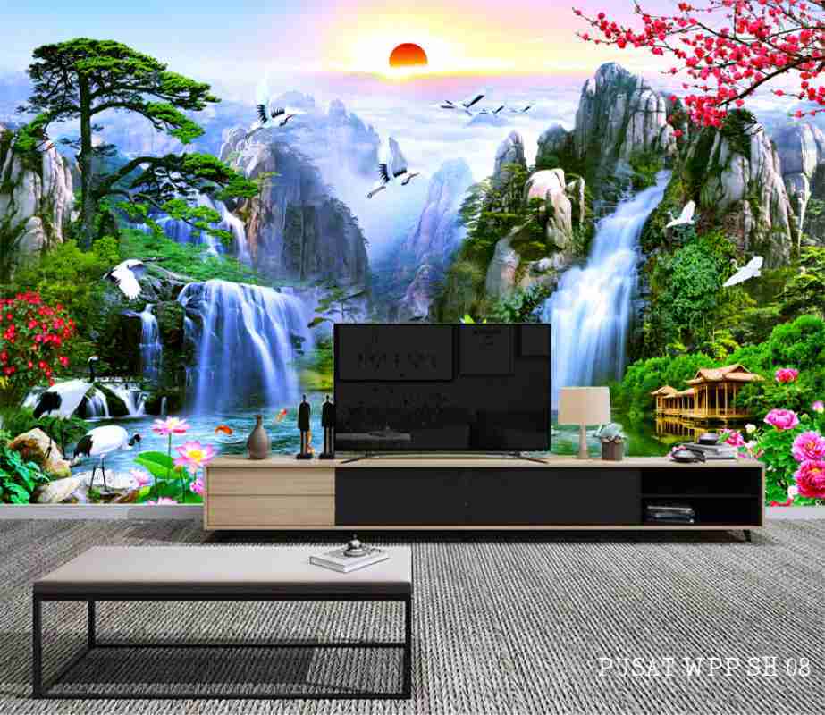 Detail Wallpaper 3d Ruang Tamu Nomer 33