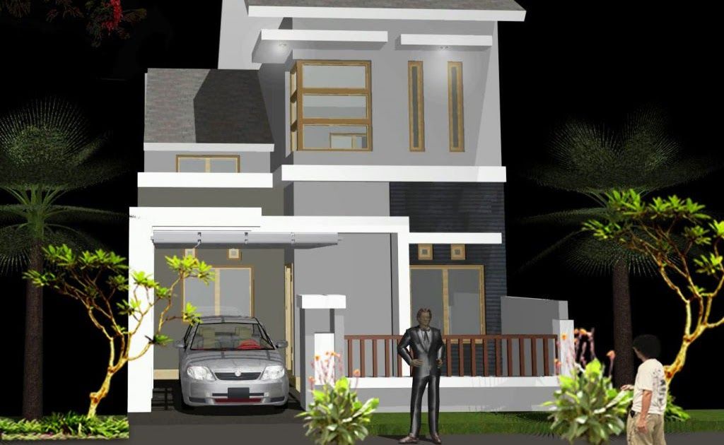 Detail Rumah Lantai Dua Minimalis Nomer 20