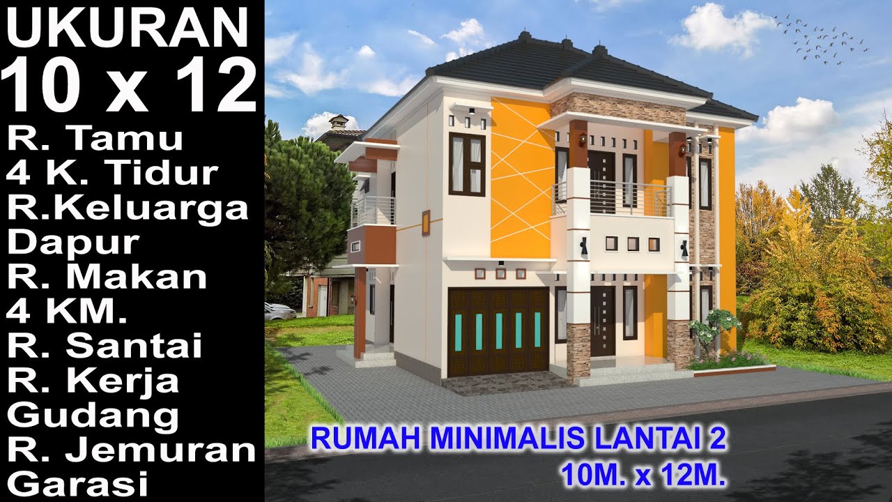 Detail Rumah Lantai Dua Minimalis Nomer 56