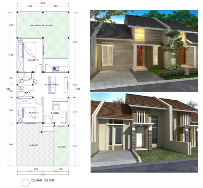 Detail Rumah Lebar 5 Meter Nomer 13